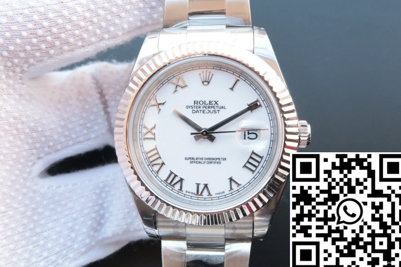 Dial Factory Datejust M126334-0023 Rolex EW White 1106